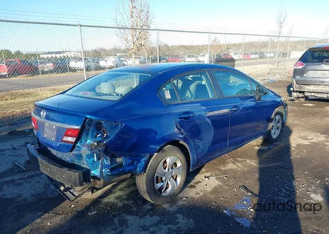 2013 Honda Civic Lx z USA, uszkodzony, nr VIN 19XFB2F5XDE078785